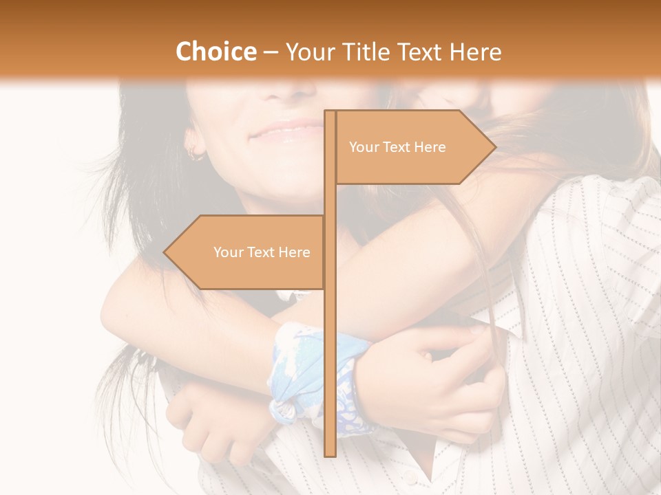 Mother And Daughter PowerPoint Template