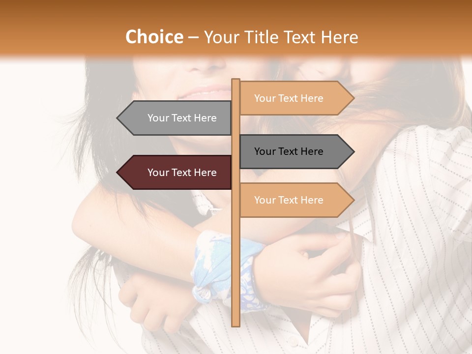 Mother And Daughter PowerPoint Template