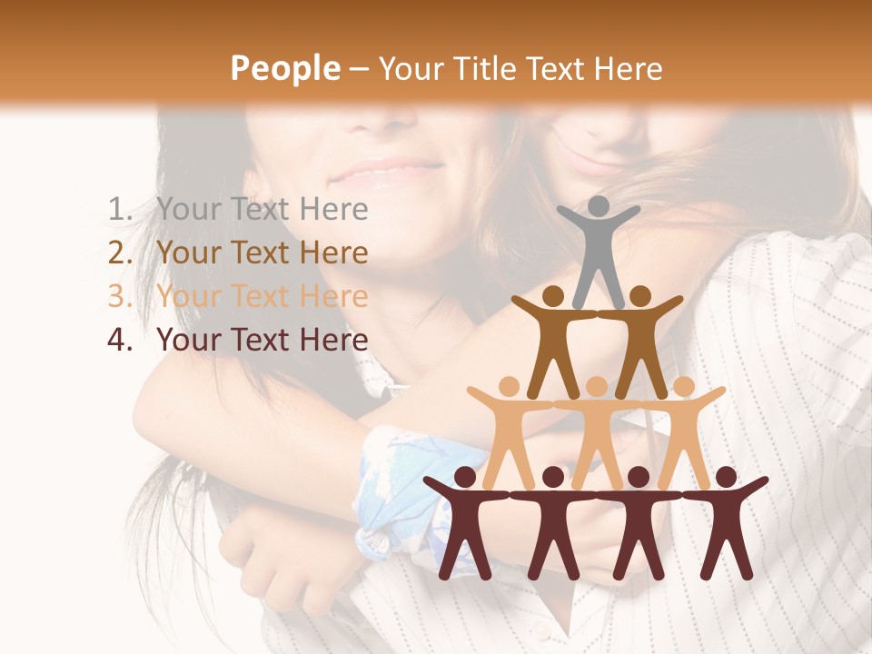 Mother And Daughter PowerPoint Template