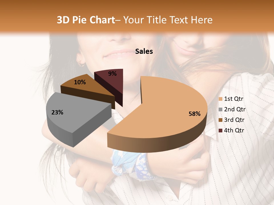 Mother And Daughter PowerPoint Template