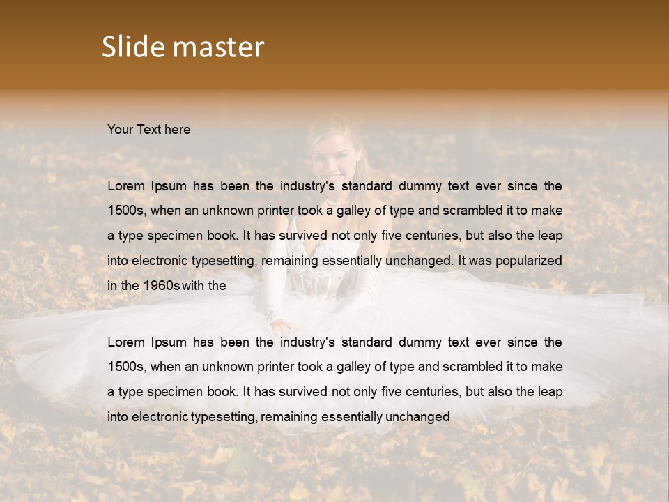 Fall Wedding PowerPoint Template