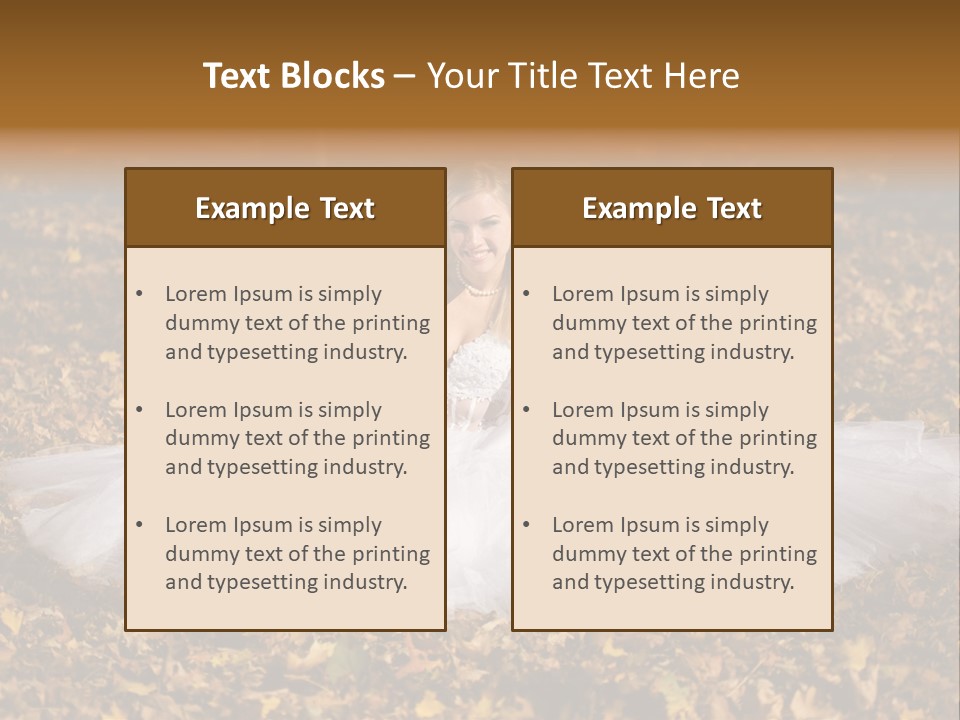 Fall Wedding PowerPoint Template