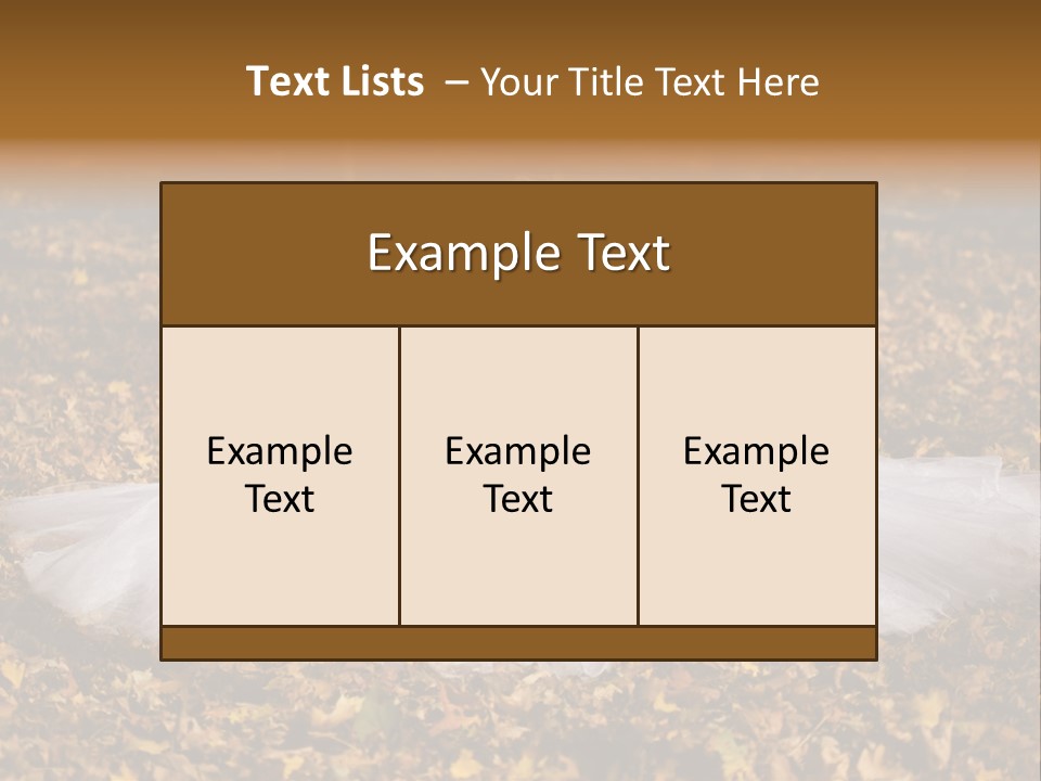 Fall Wedding PowerPoint Template