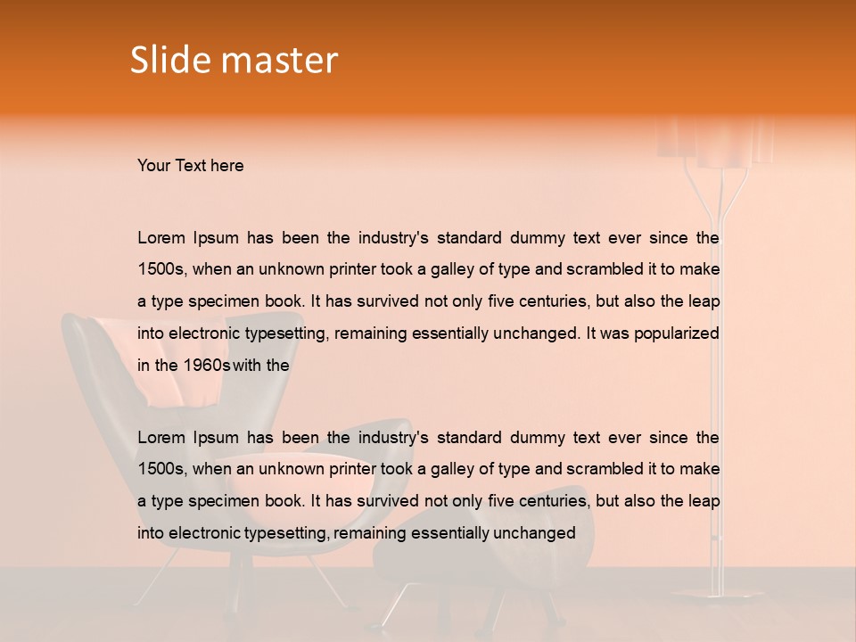 Interior Door PowerPoint Template