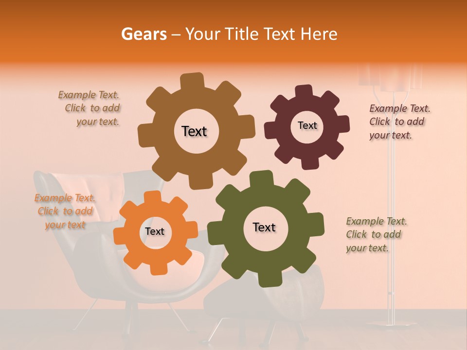 Interior Door PowerPoint Template