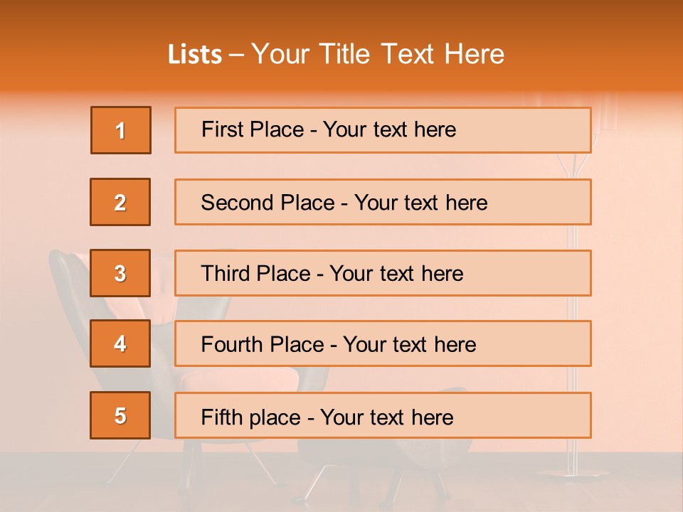 Interior Door PowerPoint Template
