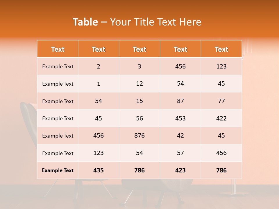 Interior Door PowerPoint Template