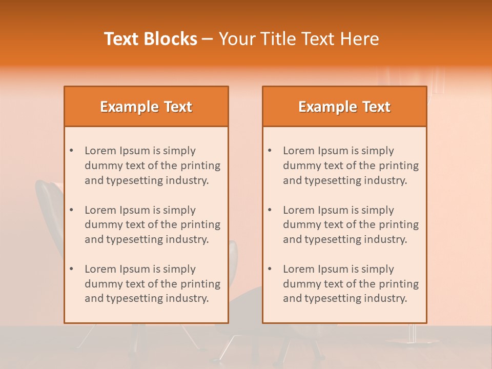 Interior Door PowerPoint Template