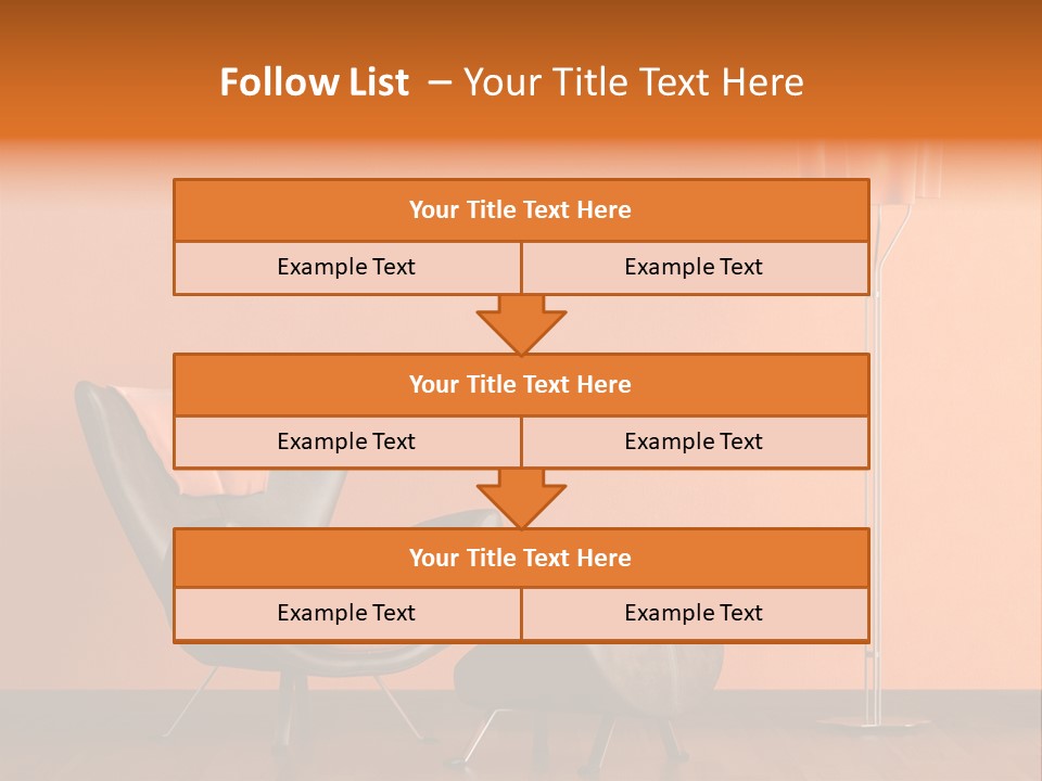 Interior Door PowerPoint Template