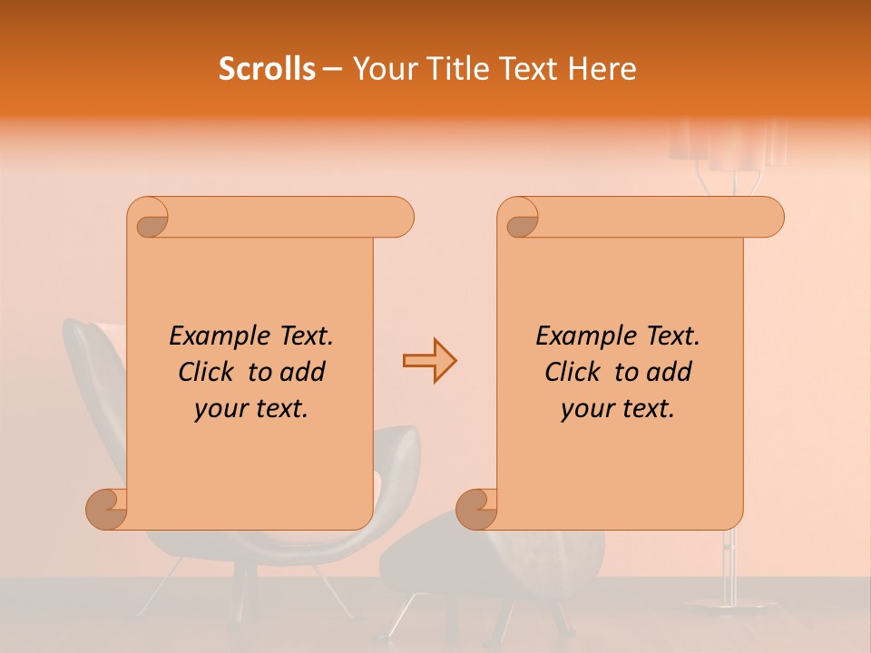 Interior Door PowerPoint Template