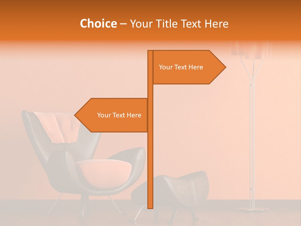 Interior Door PowerPoint Template