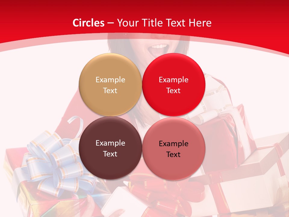 White Human Beauty PowerPoint Template