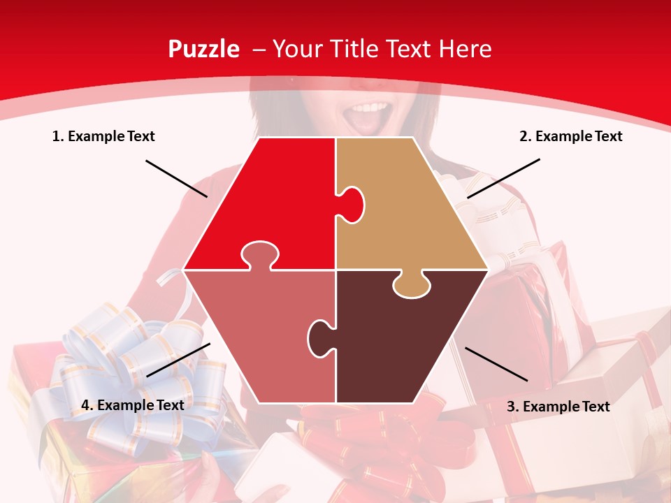 White Human Beauty PowerPoint Template