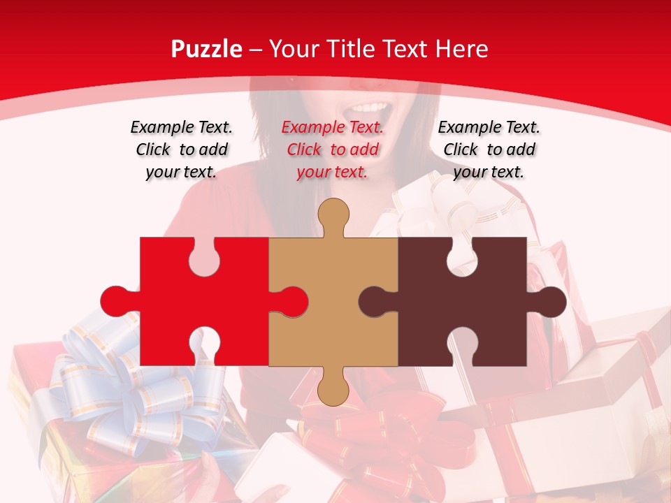 White Human Beauty PowerPoint Template