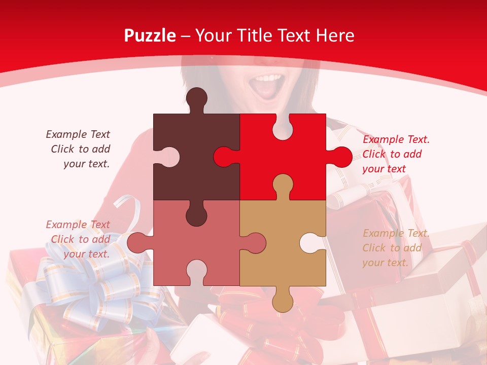 White Human Beauty PowerPoint Template