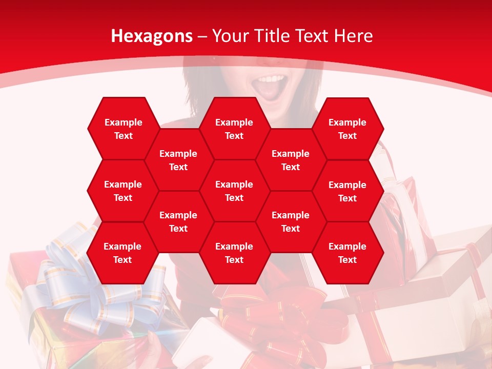 White Human Beauty PowerPoint Template