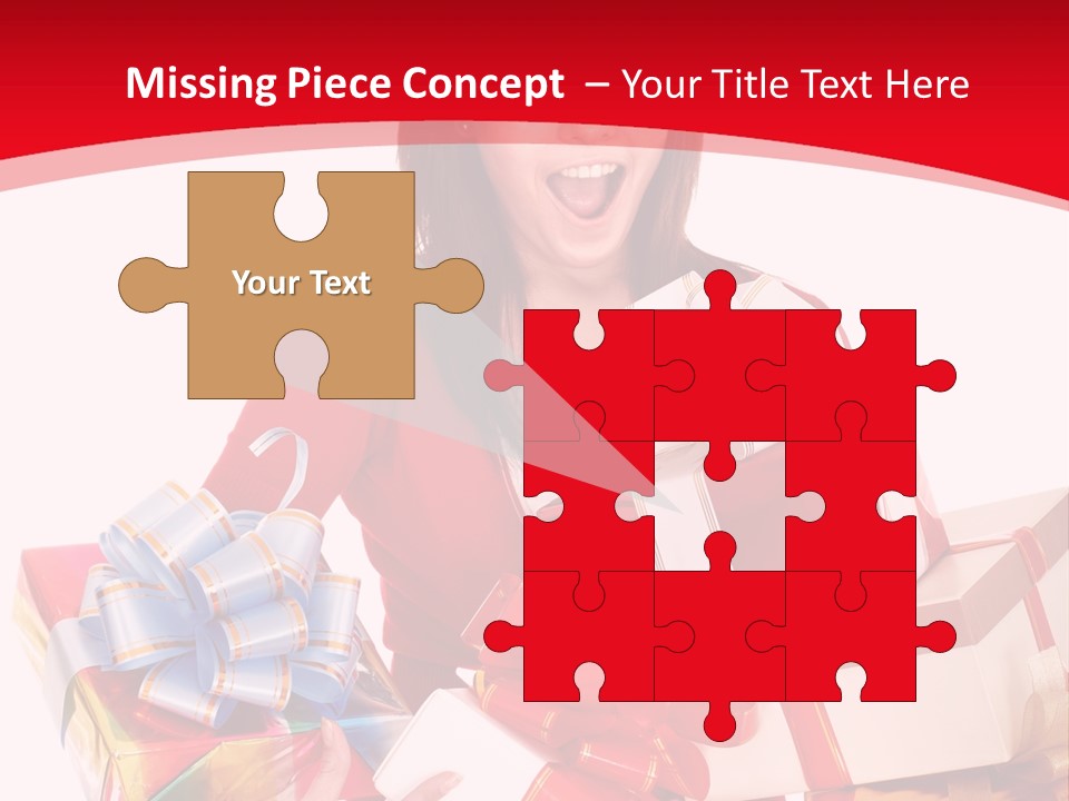 White Human Beauty PowerPoint Template