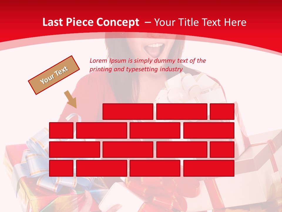 White Human Beauty PowerPoint Template