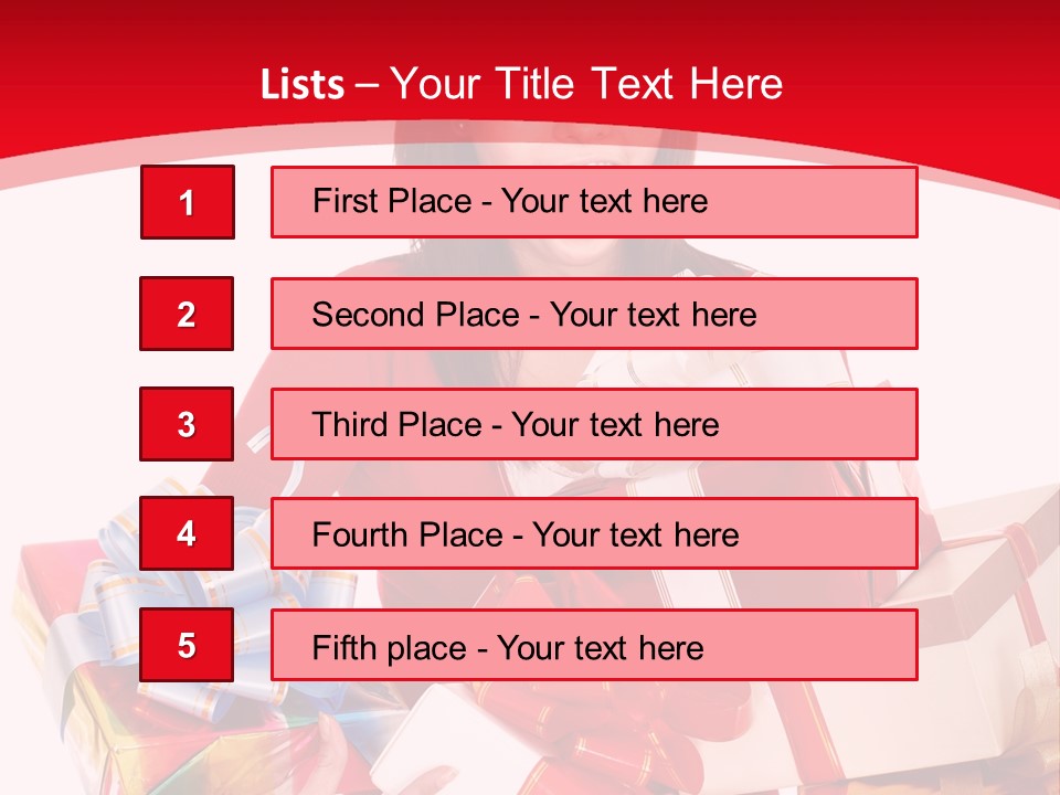 White Human Beauty PowerPoint Template
