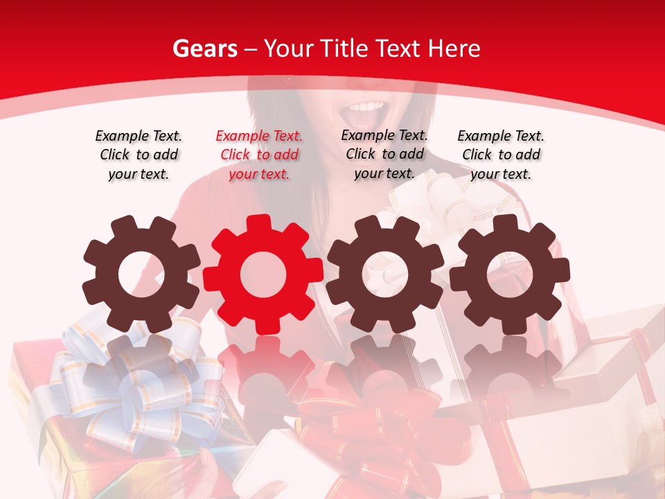 White Human Beauty PowerPoint Template