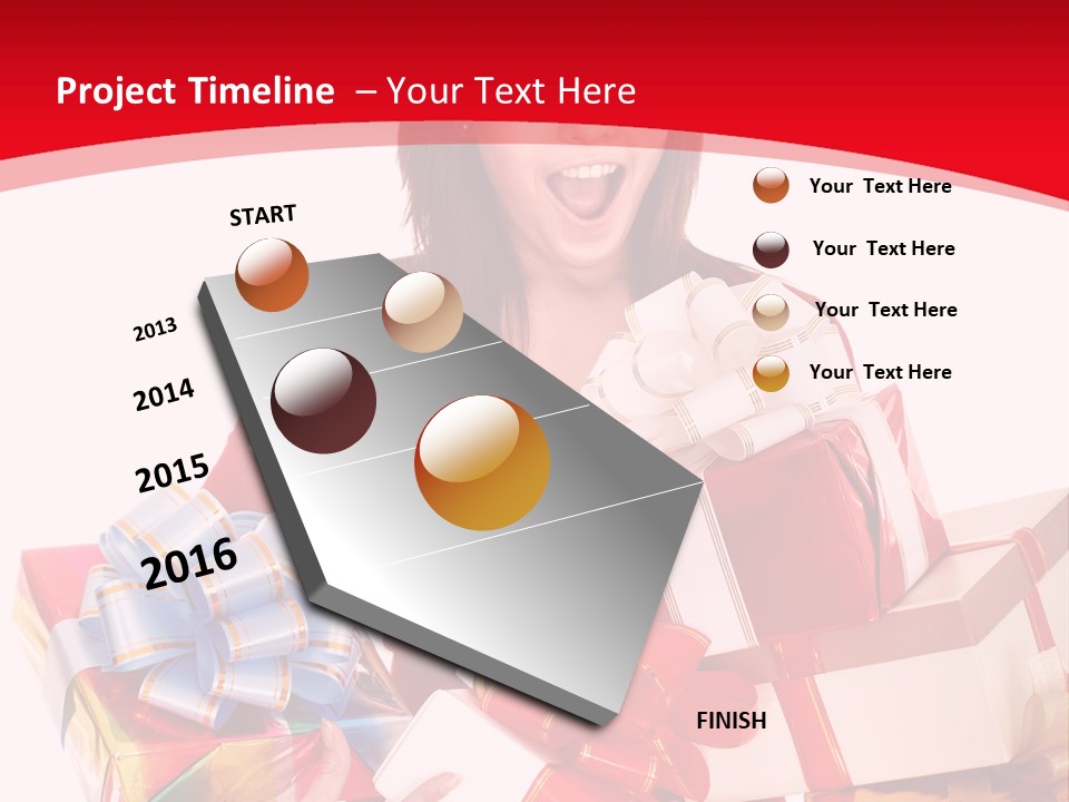 White Human Beauty PowerPoint Template