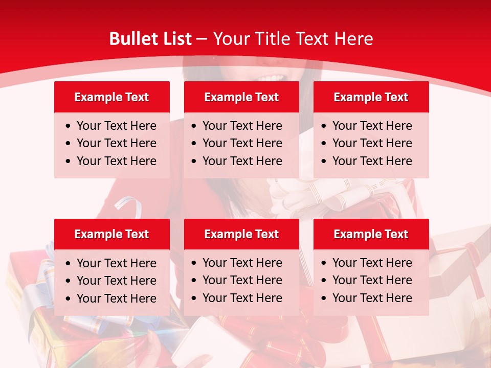 White Human Beauty PowerPoint Template