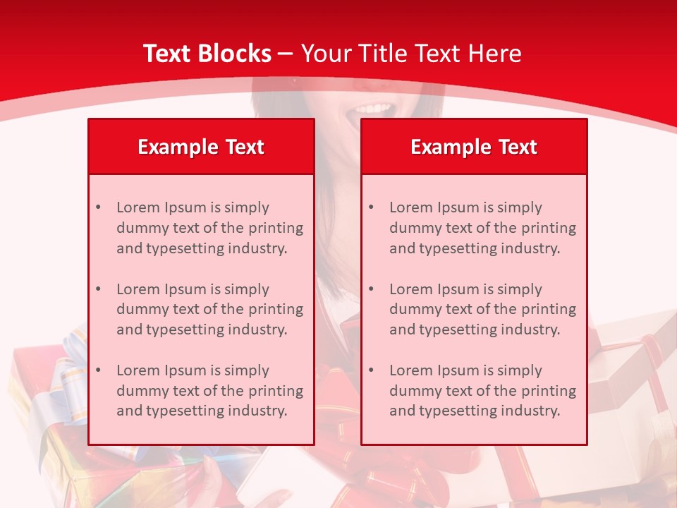 White Human Beauty PowerPoint Template