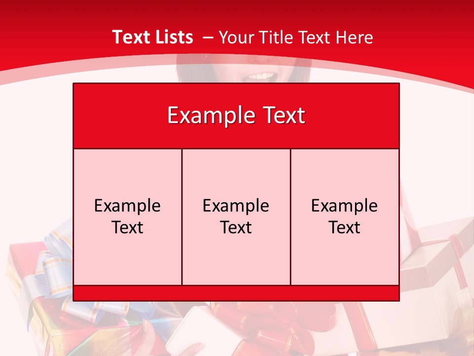 White Human Beauty PowerPoint Template