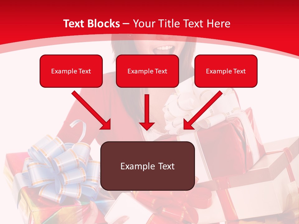 White Human Beauty PowerPoint Template