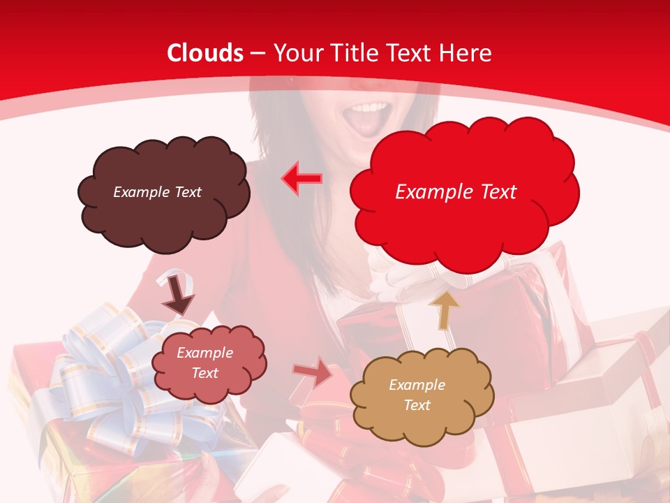 White Human Beauty PowerPoint Template