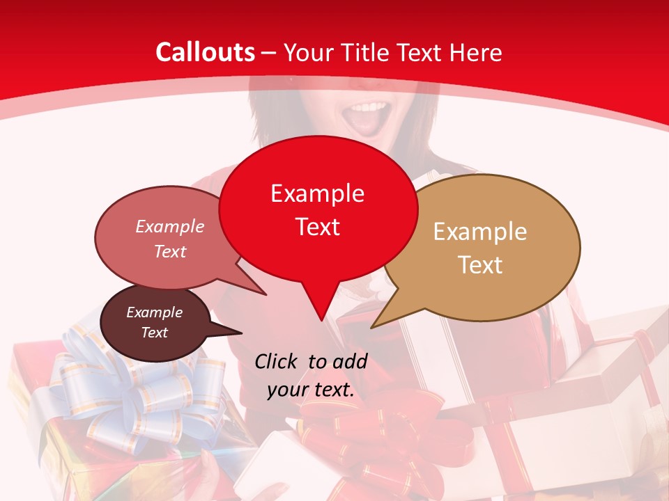 White Human Beauty PowerPoint Template