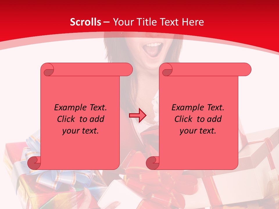 White Human Beauty PowerPoint Template