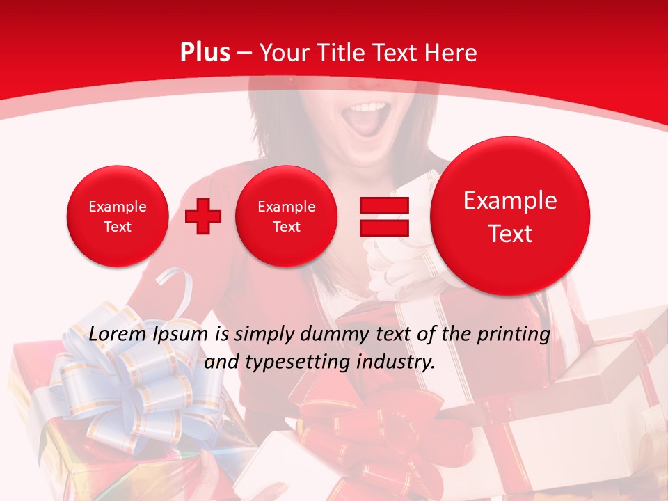 White Human Beauty PowerPoint Template