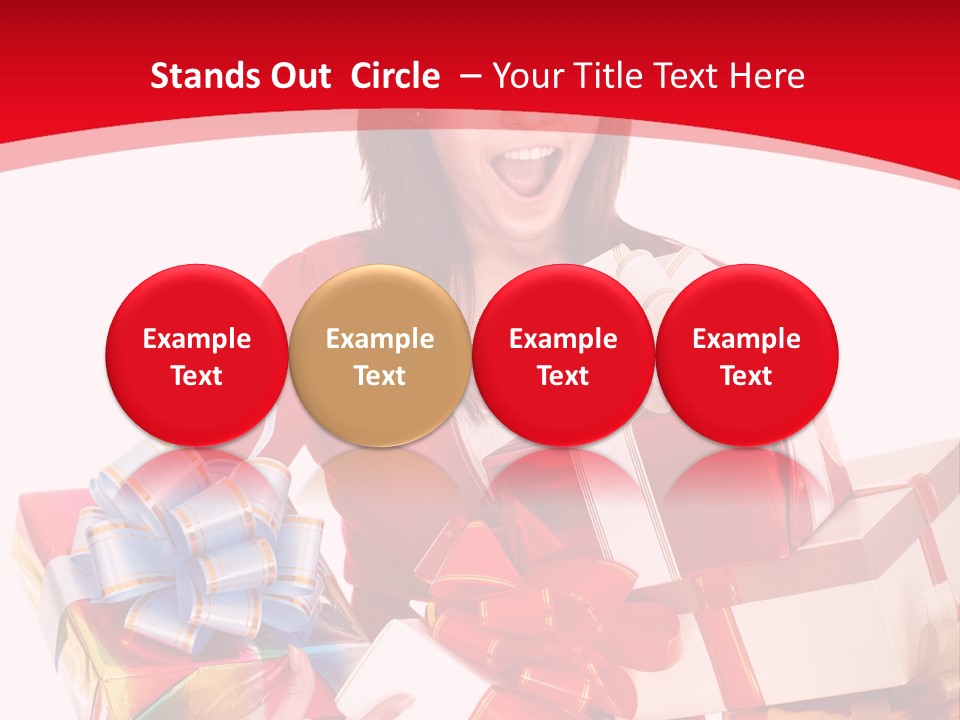 White Human Beauty PowerPoint Template