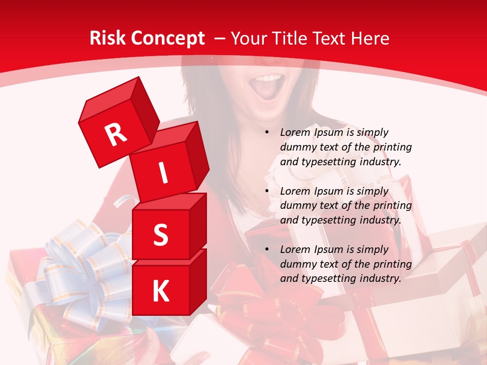 White Human Beauty PowerPoint Template