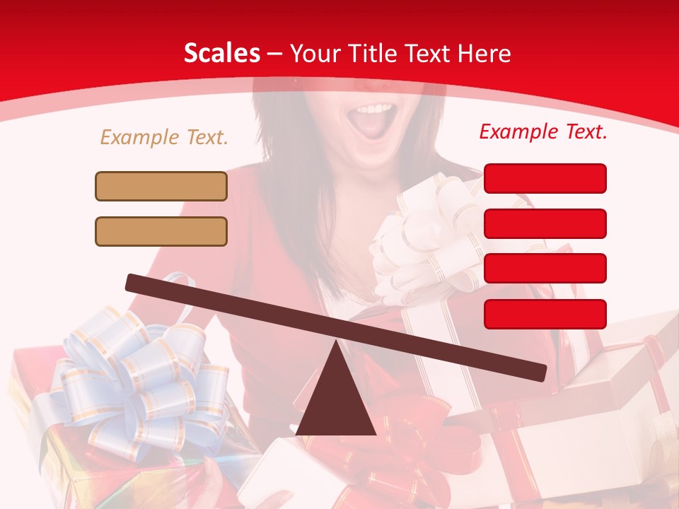 White Human Beauty PowerPoint Template