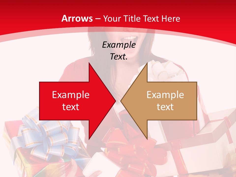 White Human Beauty PowerPoint Template