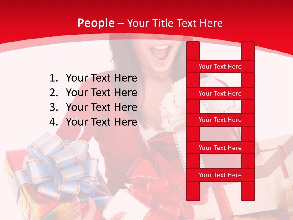 White Human Beauty PowerPoint Template