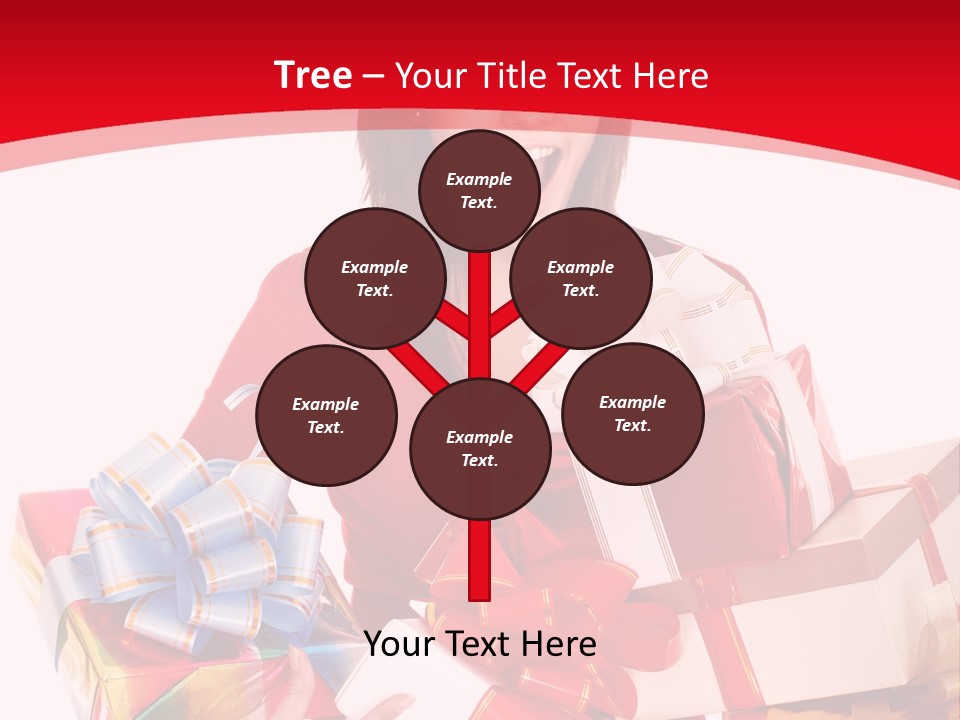 White Human Beauty PowerPoint Template