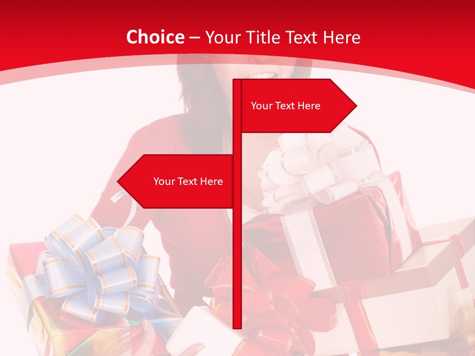 White Human Beauty PowerPoint Template