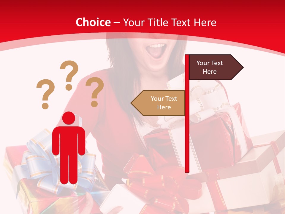 White Human Beauty PowerPoint Template