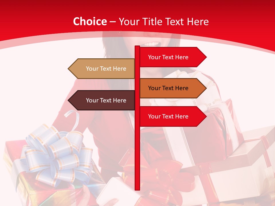 White Human Beauty PowerPoint Template