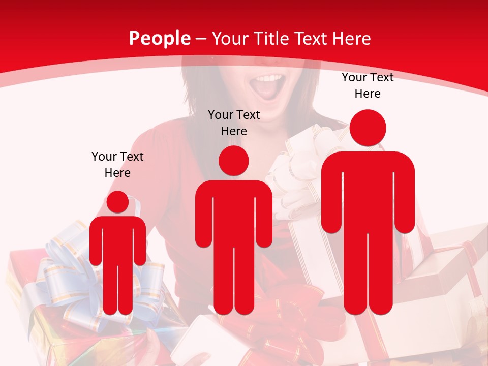 White Human Beauty PowerPoint Template