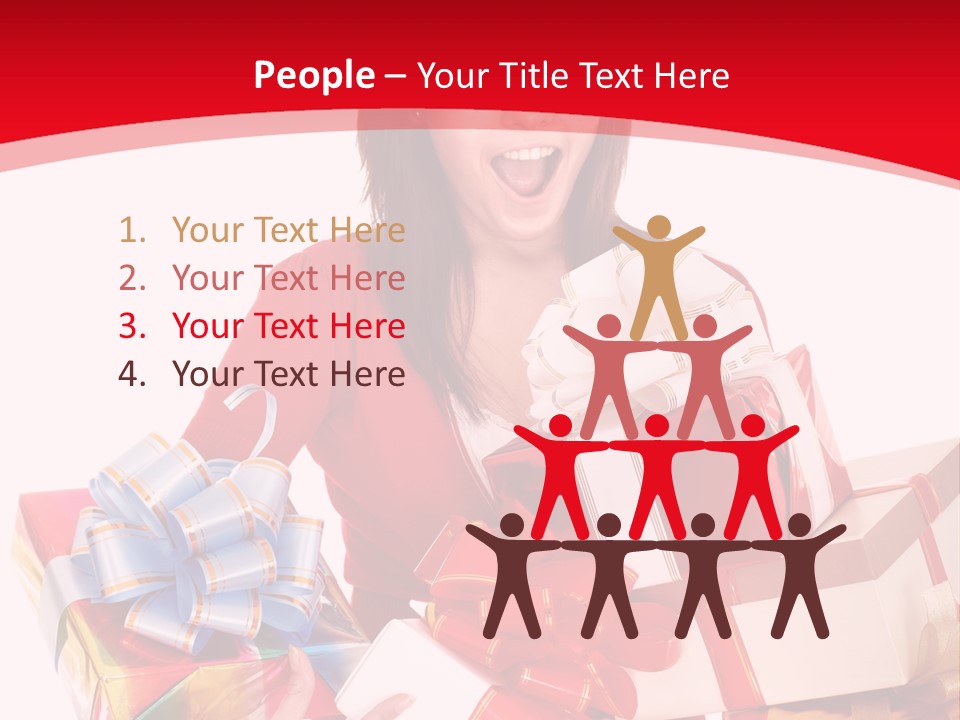 White Human Beauty PowerPoint Template