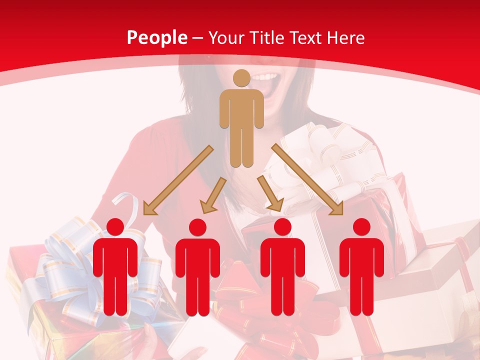 White Human Beauty PowerPoint Template