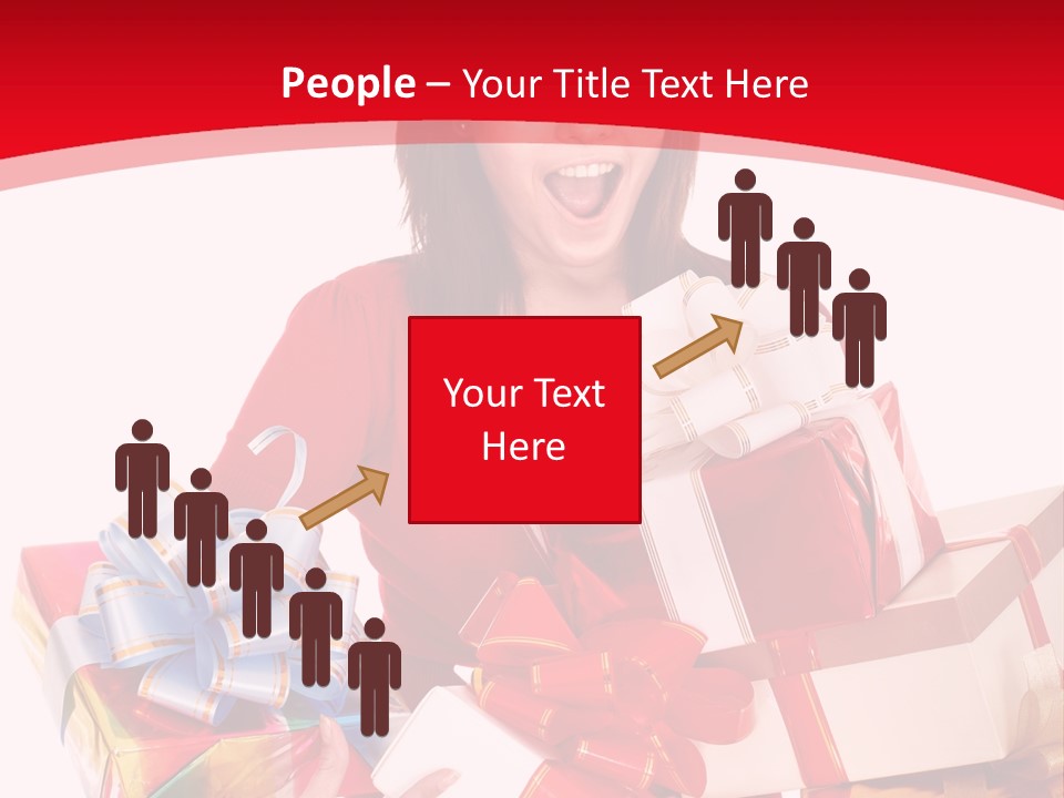 White Human Beauty PowerPoint Template