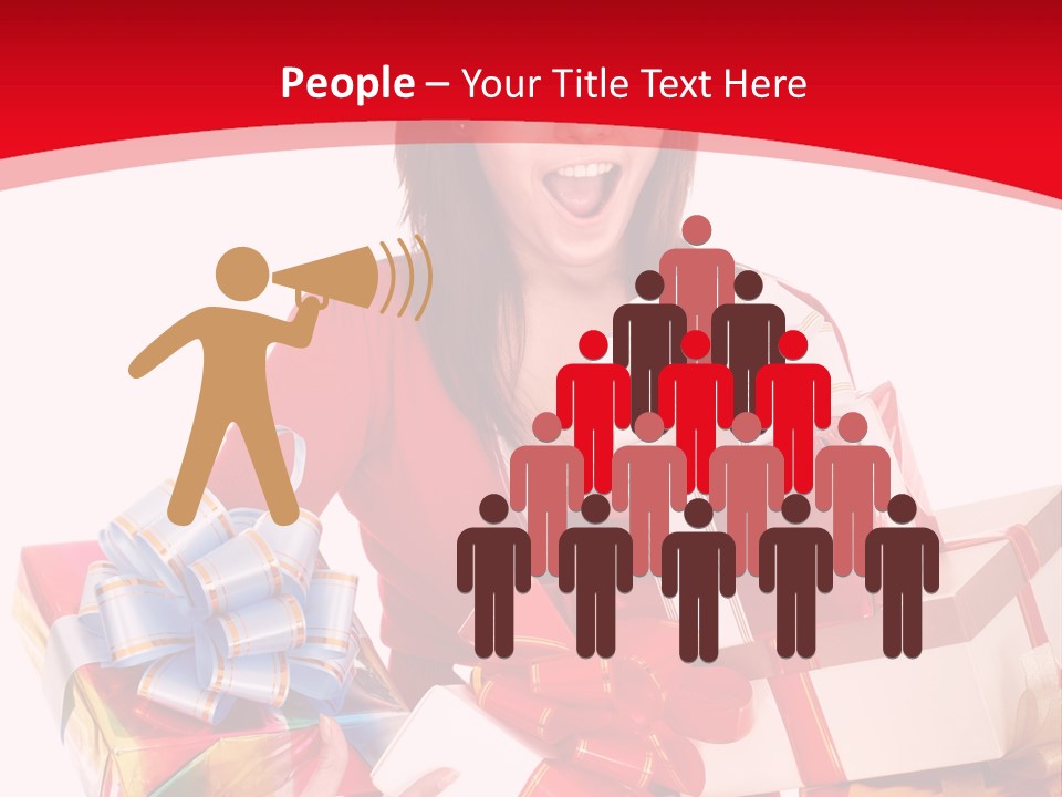 White Human Beauty PowerPoint Template