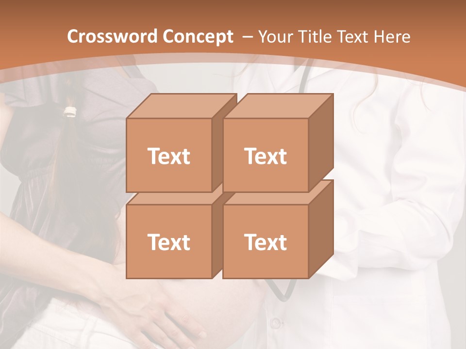 Lovely Care Person PowerPoint Template