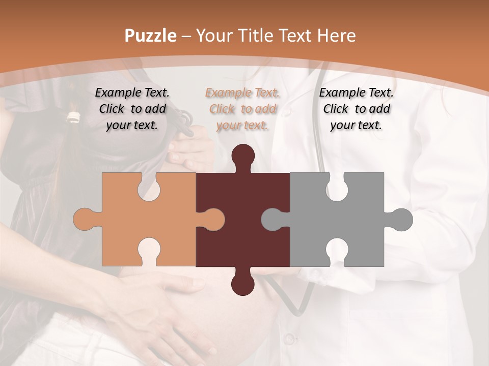 Lovely Care Person PowerPoint Template