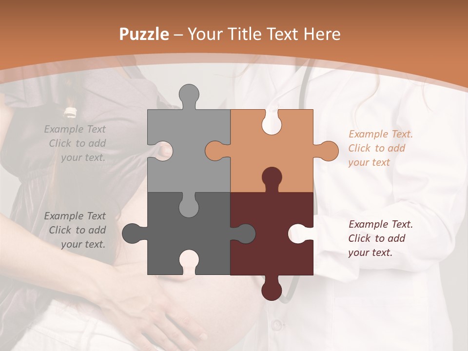 Lovely Care Person PowerPoint Template